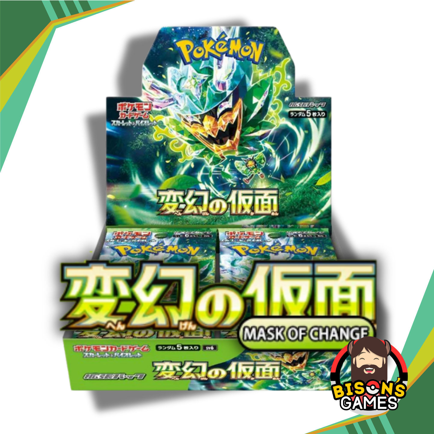 Pokémon TCG Scarlet & Violet: SV6 Mask of Change Booster Box {Japanese}