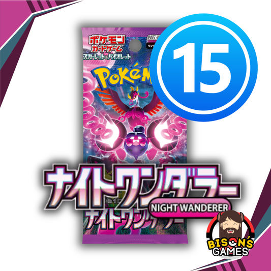 Pokémon TCG Scarlet & Violet: SV6a Night Wanderer Booster Pack (15x) {Japanese}