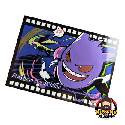 {Japanese} Pokémon Center Japan Exclusive Premium Gloss Card Sleeves “Gengar Midnight Agent The Cinema” Accessory (Set of 64)