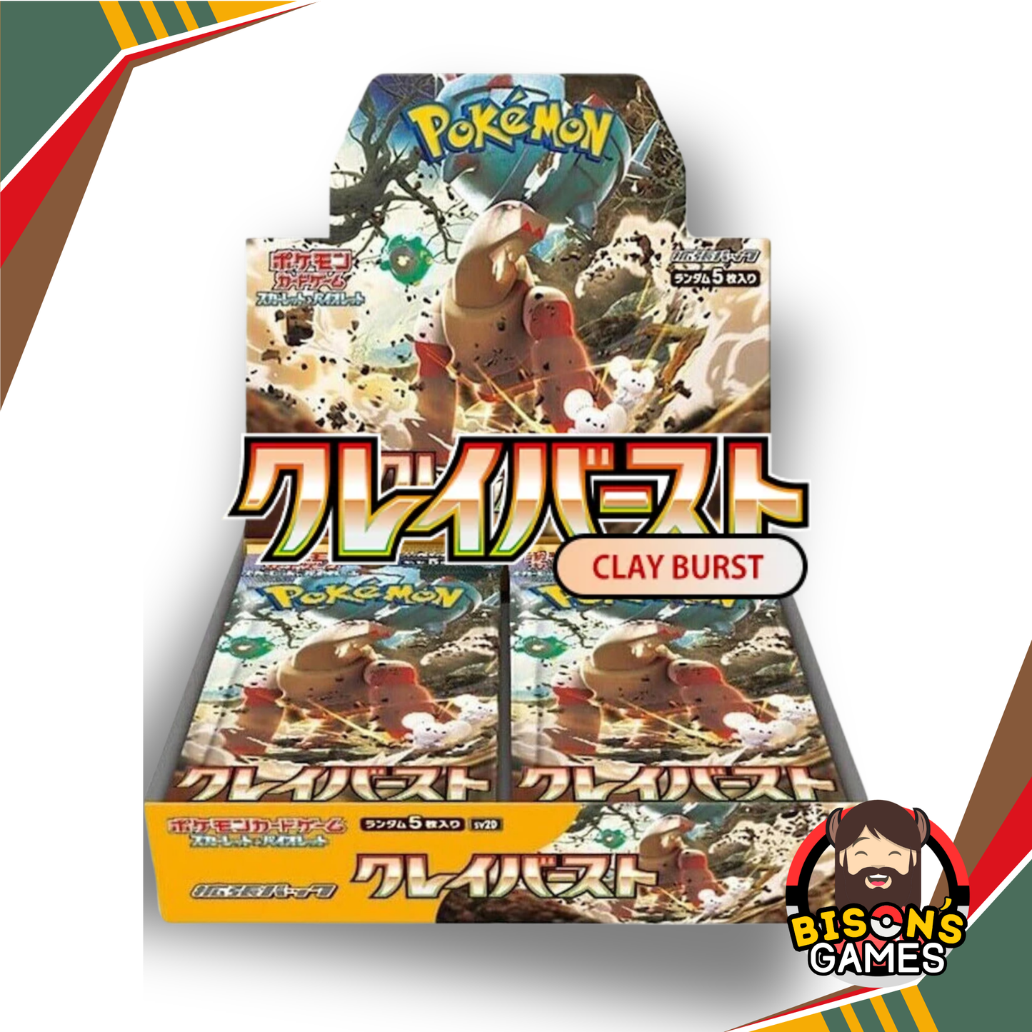 Pokémon TCG Scarlet & Violet: SV2d Clay Burst Booster Box {Japanese}